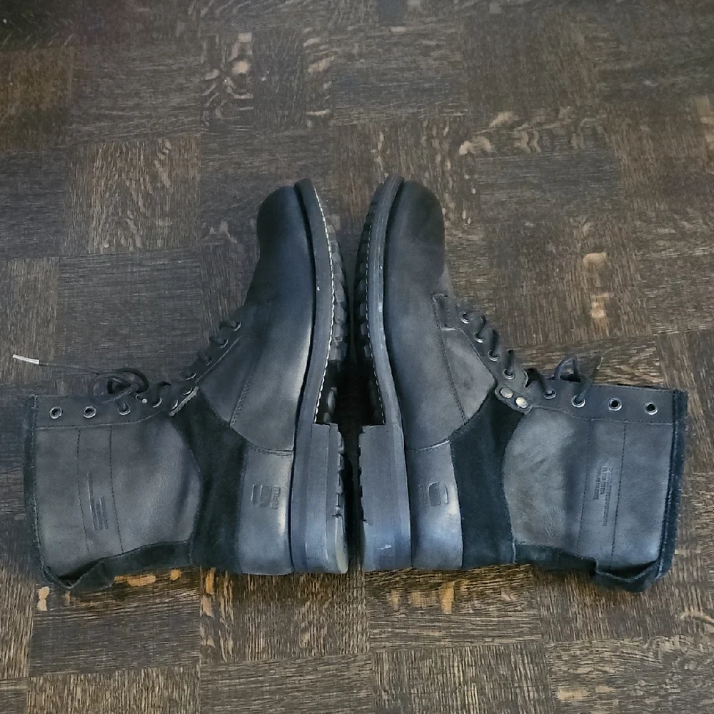 G-Star Men's Black Lace-Up Boots - Picture 8 of 9